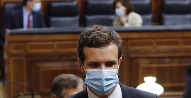 Casado pide a los barones del PSOE que se rebelen contra Sánchez por el pacto con Bildu: "Por menos le hicieron dimitir"