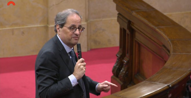 Torra: "Nunca tantos pocos habían defraudado a tantos"