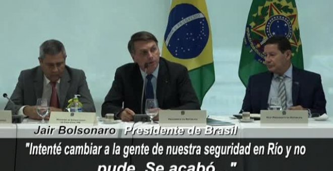 El Supremo de Brasil revela una polémica reunión de Bolsonaro con amenazas e insultos