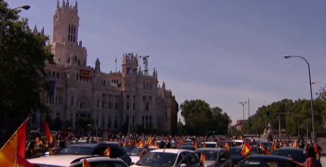 La manifestación contra el Gobierno en Madrid organizada por Vox cita a miles de personas