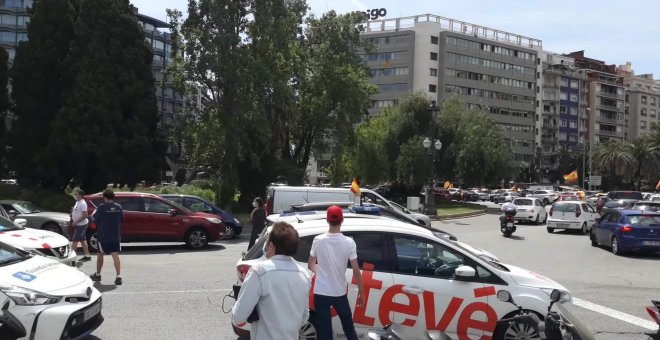 Manifestación de Vox en Barcelona contra el Gobierno