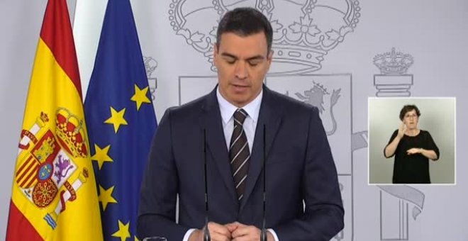 Pedro Sánchez da por superada la "gran ola de la pandemia"