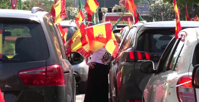Vox convoca una caravana de vehículos en Sevilla "Por España y su libertad"