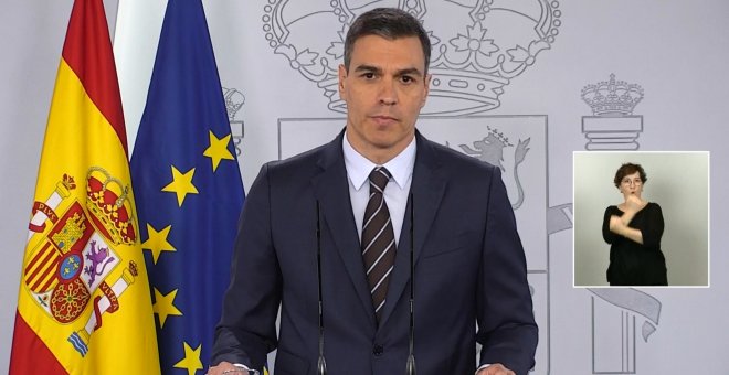 Pedro Sánchez: "A partir de la semana del 8 de junio volverá LaLiga"