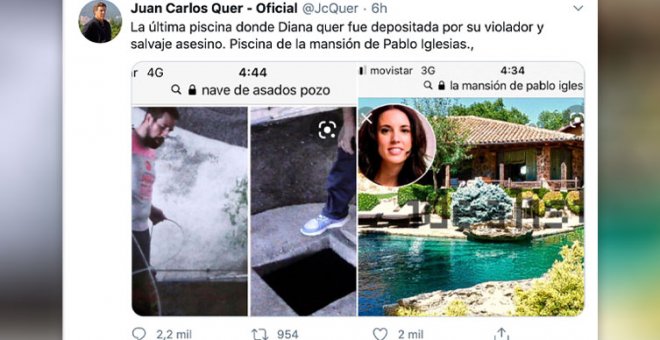 Críticas al padre de Diana Quer por comparar la casa de Iglesias con la nave donde apareció el cadáver de su hija