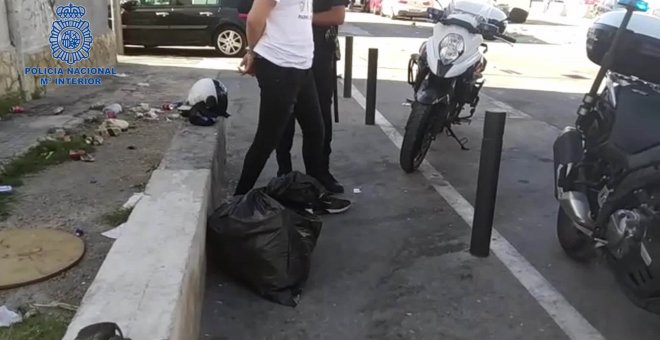 Detenido un joven al intervenirle más de dos kilos de marihuana en Palma