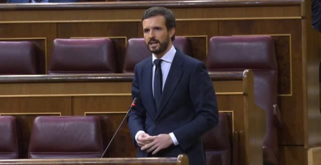 Casado: "El que sobra en esta farsa no es un coronel, el que sobra es su ministro"