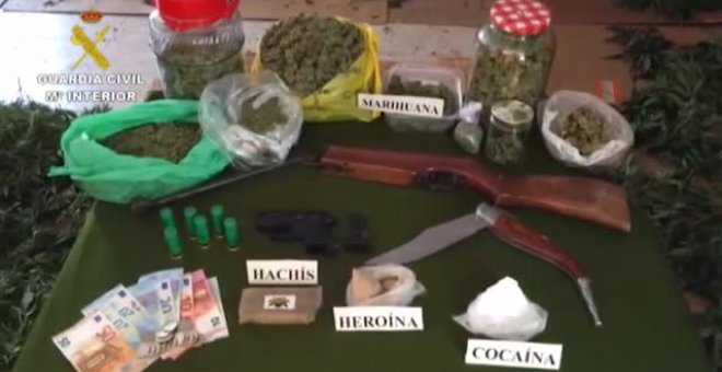 Detenidas 36 personas por cultivar y traficar con marihuana en dos operaciones en Córdoba y Cádiz