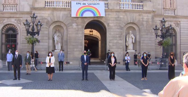 El Ayuntamiento de Barcelona recuerda a las víctimas del Covid-19