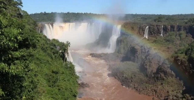 Las cataratas de Iguazú se recuperan después de la sequía