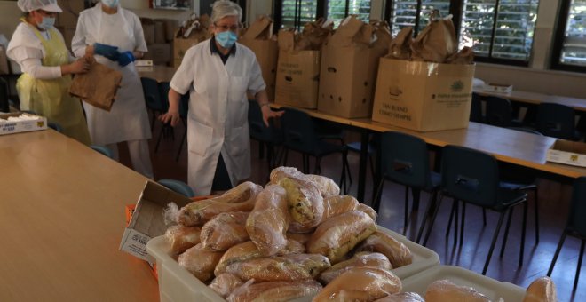 Vox rechaza las propuestas a favor de las asociaciones de vecinos contra el hambre en Madrid