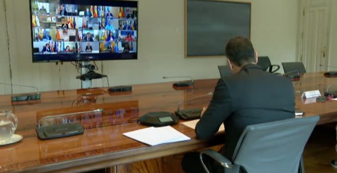 Sánchez comunica a los presidentes autonómicos su intención de pedir una última prórroga del estado de alarma