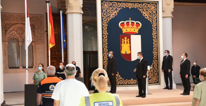 Castilla-La Mancha recuerda a las víctimas y homenajea a quienes han demostrado qué es ser "comunidad"