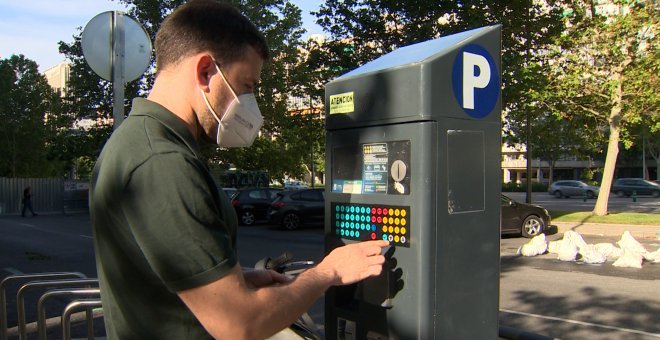 Parquímetros vuelven a funcionar a partir de este lunes en Madrid