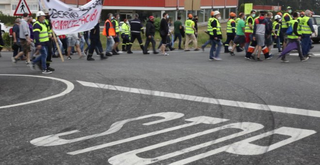 Nueva jornada de protestas en contra de los despidos en Alcoa