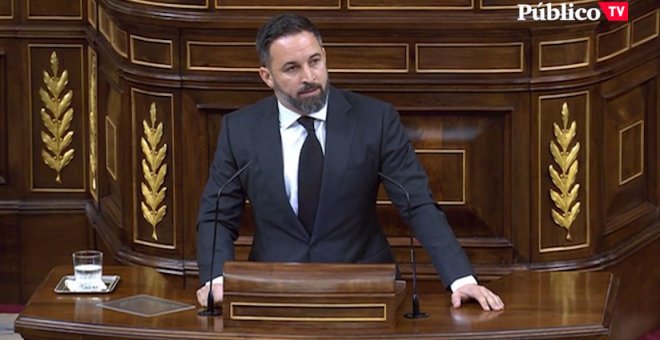 Santiago Abascal carga contra el Ingreso Mínimo Vital en el Congreso de los Diputados