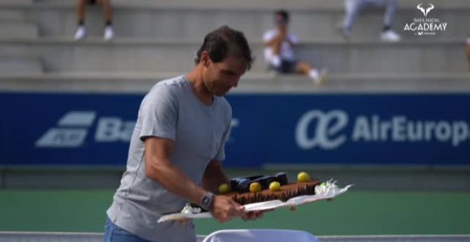 Nadal celebra su 34 cumpleaños en su academia