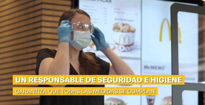 McDonald's reabre los salones de sus locales