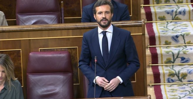 Casado ve a Sánchez como "responsable" de la "purga" en Benemérita