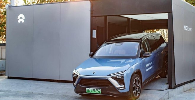 NIO supera los 500.000 intercambios rápidos (y automáticos) de baterías en coches eléctricos