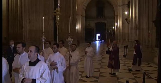Funeral por las víctimas del coronavirus en la Catedral de Sevilla