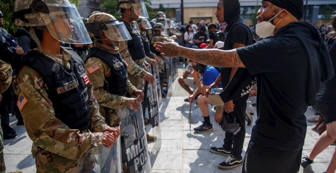 El Ejército de Estados Unidos desaprueba la estrategia militarista de Trump ante las protestas por la muerte de George Floyd