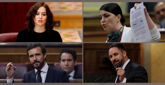 "Peores que el virus", "terroristas", "gerontocidas", "sepulturero", "guarro"... Los insultos de las derechas al Gobierno durante la pandemia