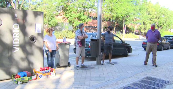 El banco de alimentos de la asociación Manzanares-Casa de Campo vuelve a las calles