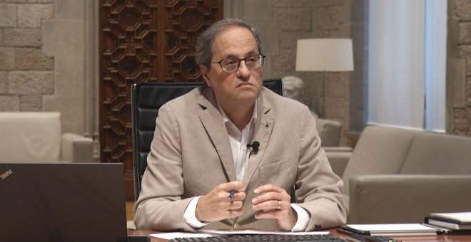 Torra participa en la reunión entre Pedro Sánchez y las CCAA