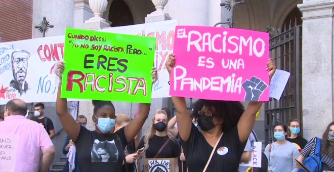 3.000 personas protestan frente a la Embajada de EEUU por la muerte de Floyd