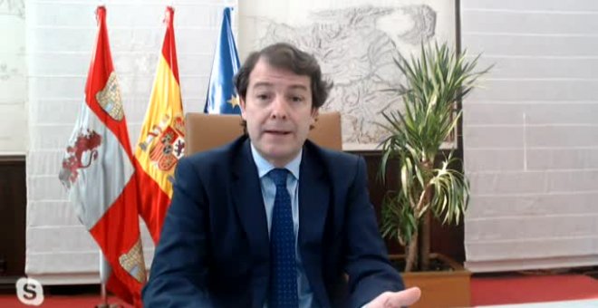 Mañueco califica de "castigo injustificado" el recorte en el reparto de fondos a CyL