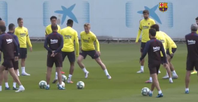 El Barça afina la maquinaria en la semana del regreso a la competición en la Liga