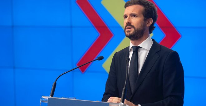 Casado se autoproclama "moderado" tras acusar a Sánchez de ser el presidente "más radical de la democracia"