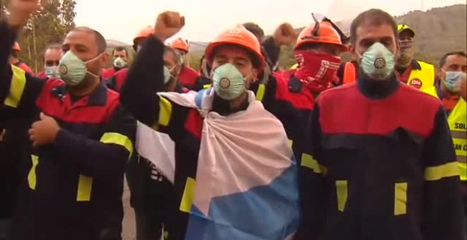 Nueva concentración de trabajadores de Alcoa en Lugo para evitar los 500 despidos que plantea la empresa