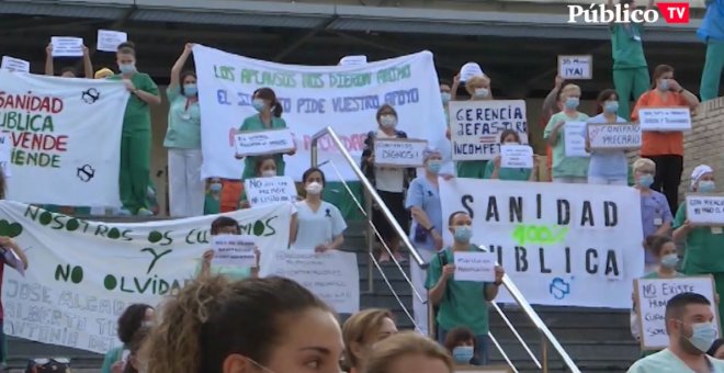 La defensa de la sanidad pública a golpe de talonario privado en Madrid