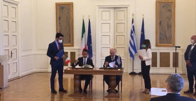 Grecia e Italia firman un acuerdo sobre fronteras marítimas