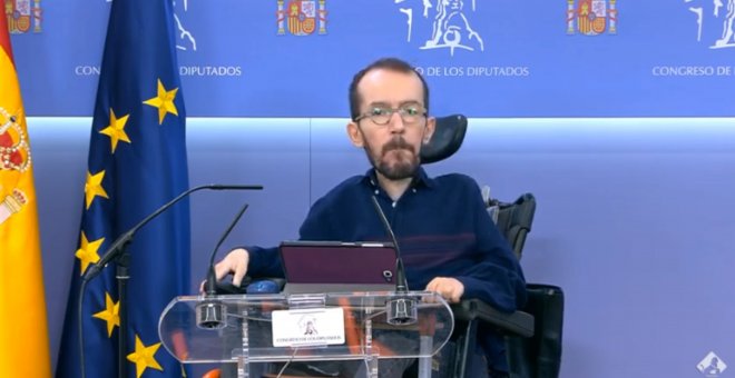 Podemos asume que el PSOE se opondrá a la comisión sobre el Rey emérito