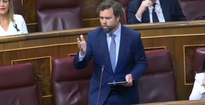 Montero pregunta al PP en una respuesta a Vox: "¿qué significa que España huele al 8M, a que olemos las mujeres?"