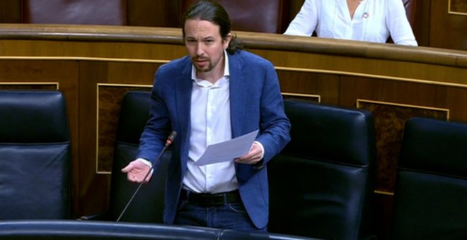 Iglesias acusa al PP de "mentir" sobre la orden de Ayuso de las residencias