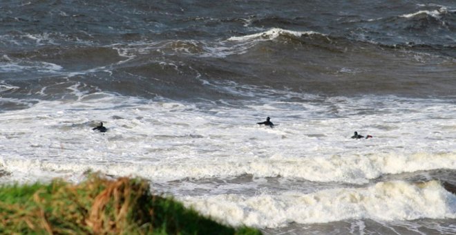 Olas gigantes en Irlanda