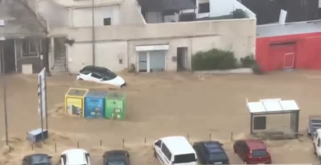 Las fuertes lluvias causan graves inundaciones en la isla de Córcega