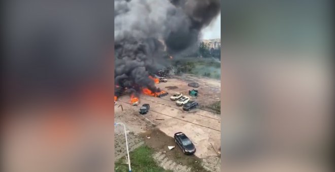 Al menos 10 muertos y 117 heridos al estallar un camión de gasolina en China