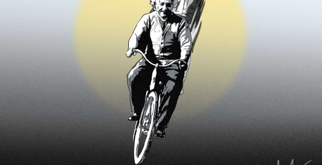 Coronavirus en positivo - Einstein y la bicicleta