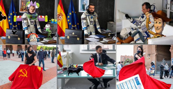 Los memes más cachondos de Pedro Duque con su traje espacial (y 'bonus track' de la 'torera' Rocío Monasterio)