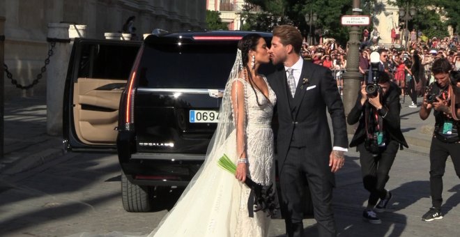 Sergio Ramos y Pilar Rubio celebran su primer aniversario de boda