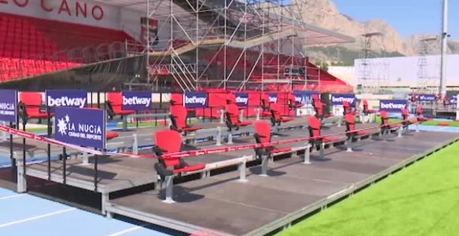 Todo listo en el Olímpico de La Nucía para el Levante- Sevilla