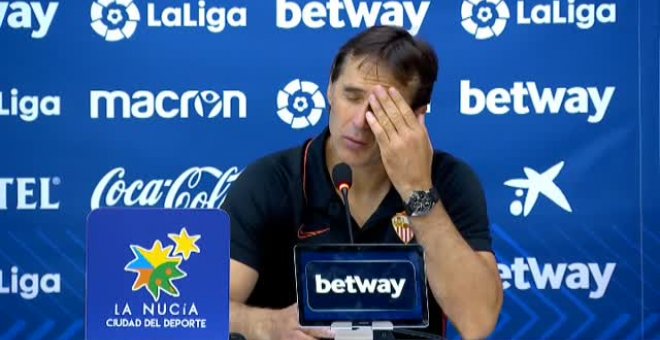 Julen Lopetegui: "Es responsabilidad del entrenador cuando haces cambios y empeoras"