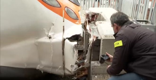 Accidente de tren en Mataró