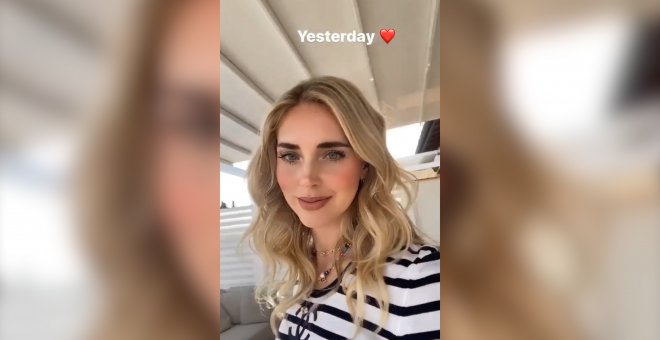 Chiara Ferragni viaja al Lazio y visita la Torreta Vecchia