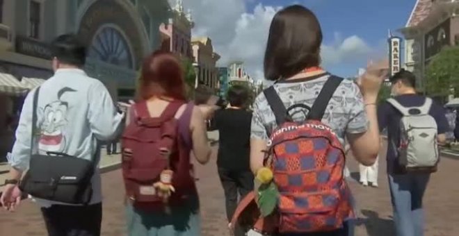 Disneyland Hong Kong reabre tras seis meses cerrado por la pandemia de coronavirus